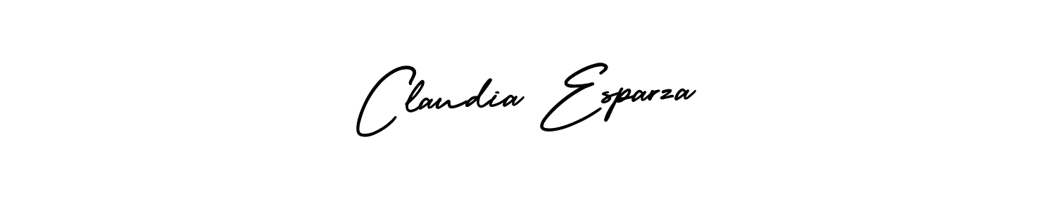 AmerikaSignatureDemo-Regular is a professional signature style that is perfect for those who want to add a touch of class to their signature. It is also a great choice for those who want to make their signature more unique. Get Claudia Esparza name to fancy signature for free. Claudia Esparza signature style 3 images and pictures png