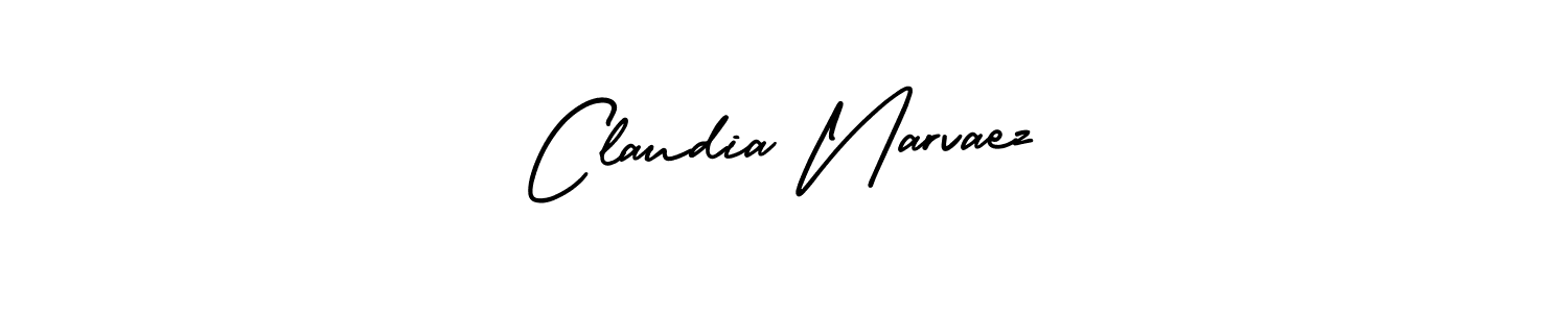 Make a beautiful signature design for name Claudia Narvaez. With this signature (AmerikaSignatureDemo-Regular) style, you can create a handwritten signature for free. Claudia Narvaez signature style 3 images and pictures png