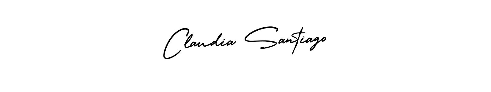 Also You can easily find your signature by using the search form. We will create Claudia Santiago name handwritten signature images for you free of cost using AmerikaSignatureDemo-Regular sign style. Claudia Santiago signature style 3 images and pictures png
