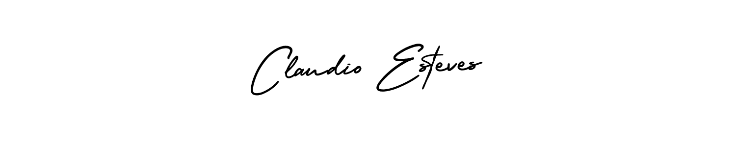 How to make Claudio Esteves signature? AmerikaSignatureDemo-Regular is a professional autograph style. Create handwritten signature for Claudio Esteves name. Claudio Esteves signature style 3 images and pictures png