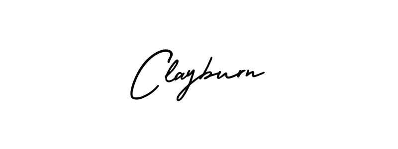 Make a beautiful signature design for name Clayburn. Use this online signature maker to create a handwritten signature for free. Clayburn signature style 3 images and pictures png