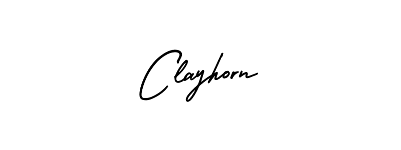 Make a beautiful signature design for name Clayhorn. Use this online signature maker to create a handwritten signature for free. Clayhorn signature style 3 images and pictures png