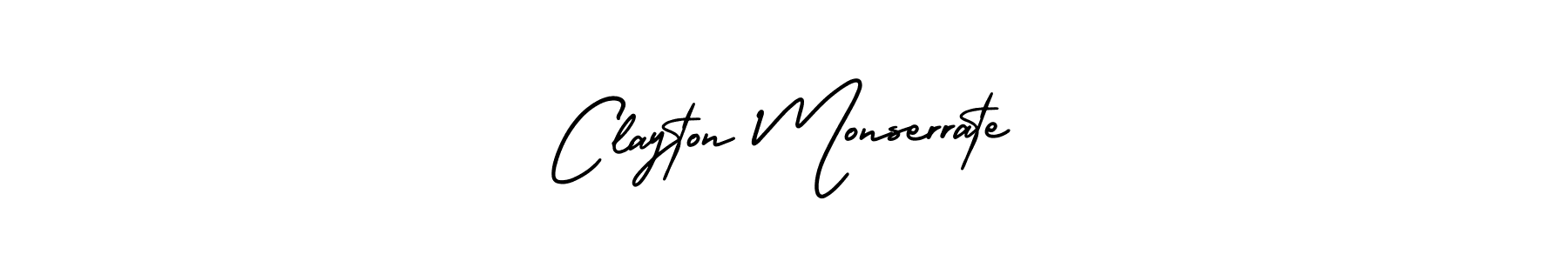 Once you've used our free online signature maker to create your best signature AmerikaSignatureDemo-Regular style, it's time to enjoy all of the benefits that Clayton Monserrate name signing documents. Clayton Monserrate signature style 3 images and pictures png