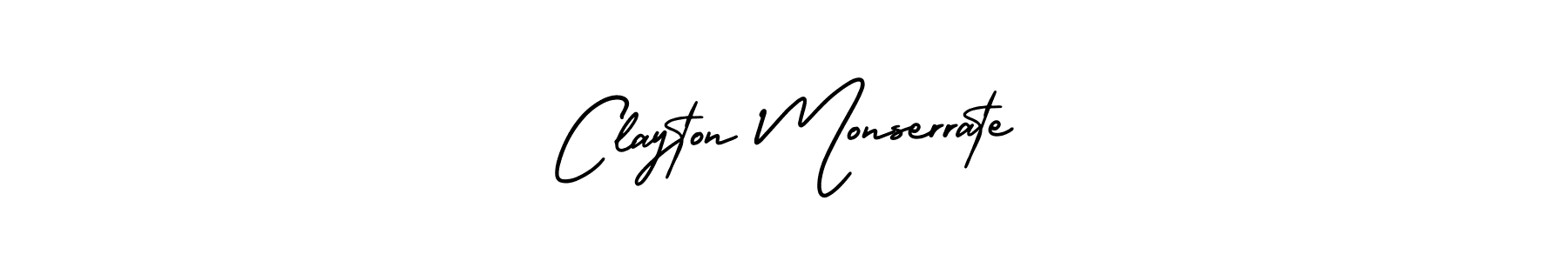 Similarly AmerikaSignatureDemo-Regular is the best handwritten signature design. Signature creator online .You can use it as an online autograph creator for name Clayton Monserrate. Clayton Monserrate signature style 3 images and pictures png