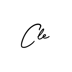 Design your own signature with our free online signature maker. With this signature software, you can create a handwritten (AmerikaSignatureDemo-Regular) signature for name Cle. Cle signature style 3 images and pictures png