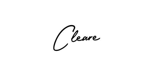 Design your own signature with our free online signature maker. With this signature software, you can create a handwritten (AmerikaSignatureDemo-Regular) signature for name Cleare. Cleare signature style 3 images and pictures png