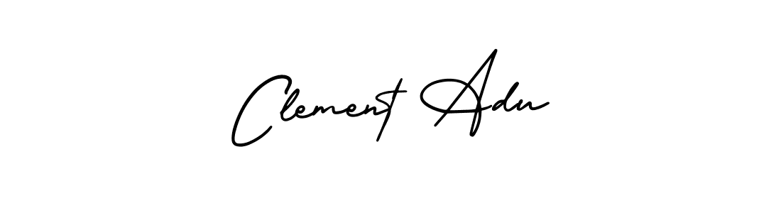 It looks lik you need a new signature style for name Clement Adu. Design unique handwritten (AmerikaSignatureDemo-Regular) signature with our free signature maker in just a few clicks. Clement Adu signature style 3 images and pictures png