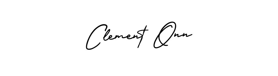 Similarly AmerikaSignatureDemo-Regular is the best handwritten signature design. Signature creator online .You can use it as an online autograph creator for name Clement Onn. Clement Onn signature style 3 images and pictures png