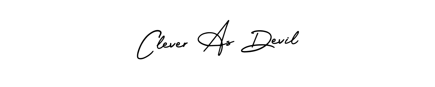 Here are the top 10 professional signature styles for the name Clever As Devil. These are the best autograph styles you can use for your name. Clever As Devil signature style 3 images and pictures png