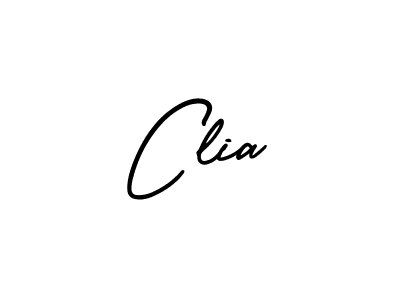 Also we have Clia name is the best signature style. Create professional handwritten signature collection using AmerikaSignatureDemo-Regular autograph style. Clia signature style 3 images and pictures png