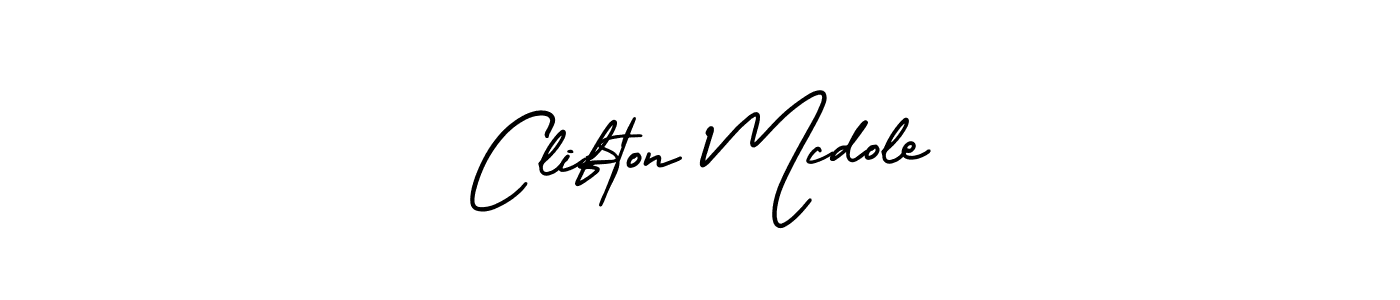 How to make Clifton Mcdole signature? AmerikaSignatureDemo-Regular is a professional autograph style. Create handwritten signature for Clifton Mcdole name. Clifton Mcdole signature style 3 images and pictures png