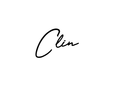 Clin stylish signature style. Best Handwritten Sign (AmerikaSignatureDemo-Regular) for my name. Handwritten Signature Collection Ideas for my name Clin. Clin signature style 3 images and pictures png