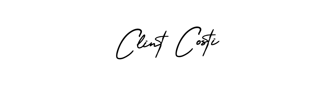 if you are searching for the best signature style for your name Clint Costi. so please give up your signature search. here we have designed multiple signature styles  using AmerikaSignatureDemo-Regular. Clint Costi signature style 3 images and pictures png