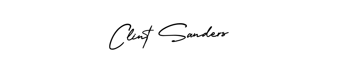 Use a signature maker to create a handwritten signature online. With this signature software, you can design (AmerikaSignatureDemo-Regular) your own signature for name Clint Sanders. Clint Sanders signature style 3 images and pictures png