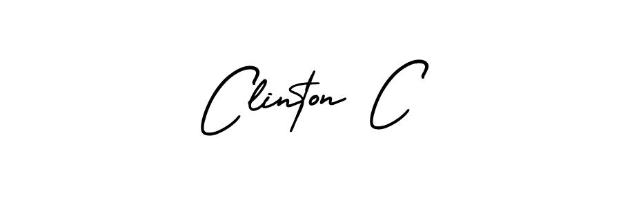 Once you've used our free online signature maker to create your best signature AmerikaSignatureDemo-Regular style, it's time to enjoy all of the benefits that Clinton C name signing documents. Clinton C signature style 3 images and pictures png