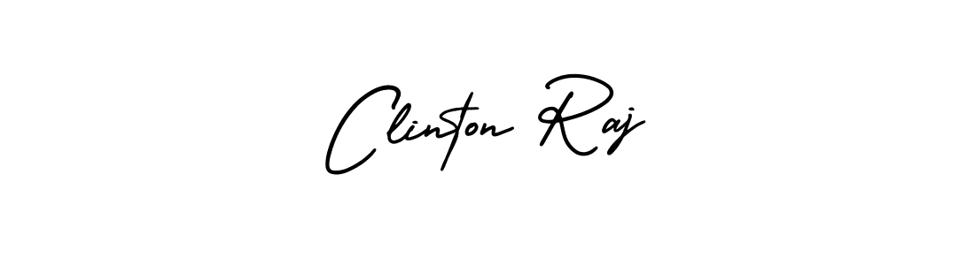 How to Draw Clinton Raj signature style? AmerikaSignatureDemo-Regular is a latest design signature styles for name Clinton Raj. Clinton Raj signature style 3 images and pictures png