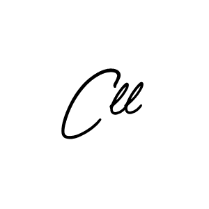 Use a signature maker to create a handwritten signature online. With this signature software, you can design (AmerikaSignatureDemo-Regular) your own signature for name Cll. Cll signature style 3 images and pictures png