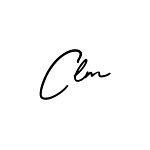 Create a beautiful signature design for name Clm. With this signature (AmerikaSignatureDemo-Regular) fonts, you can make a handwritten signature for free. Clm signature style 3 images and pictures png