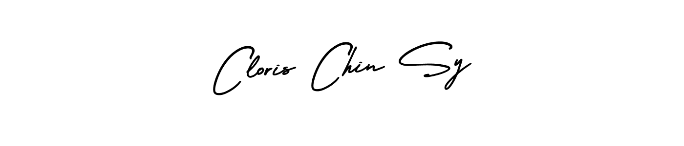 How to make Cloris Chin Sy signature? AmerikaSignatureDemo-Regular is a professional autograph style. Create handwritten signature for Cloris Chin Sy name. Cloris Chin Sy signature style 3 images and pictures png