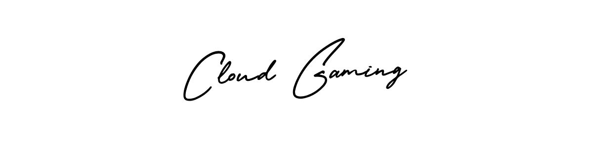 Create a beautiful signature design for name Cloud Gaming. With this signature (AmerikaSignatureDemo-Regular) fonts, you can make a handwritten signature for free. Cloud Gaming signature style 3 images and pictures png