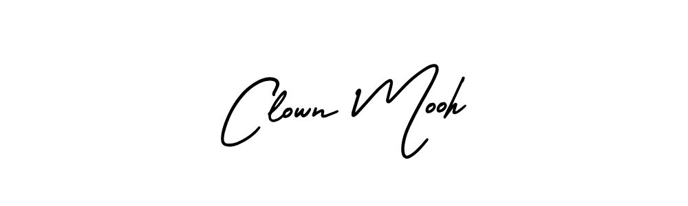 Similarly AmerikaSignatureDemo-Regular is the best handwritten signature design. Signature creator online .You can use it as an online autograph creator for name Clown Mooh. Clown Mooh signature style 3 images and pictures png