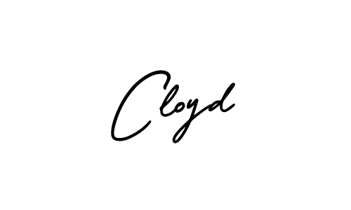 How to make Cloyd name signature. Use AmerikaSignatureDemo-Regular style for creating short signs online. This is the latest handwritten sign. Cloyd signature style 3 images and pictures png