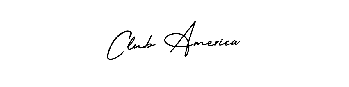 Design your own signature with our free online signature maker. With this signature software, you can create a handwritten (AmerikaSignatureDemo-Regular) signature for name Club America. Club America signature style 3 images and pictures png