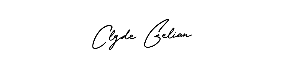 How to make Clyde Gelian signature? AmerikaSignatureDemo-Regular is a professional autograph style. Create handwritten signature for Clyde Gelian name. Clyde Gelian signature style 3 images and pictures png