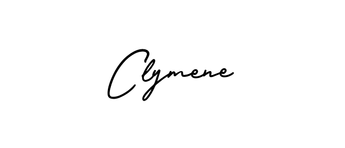 The best way (AmerikaSignatureDemo-Regular) to make a short signature is to pick only two or three words in your name. The name Clymene include a total of six letters. For converting this name. Clymene signature style 3 images and pictures png