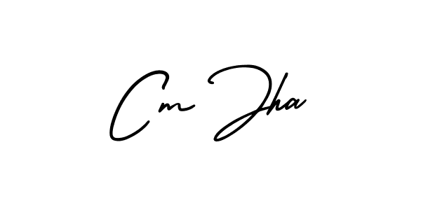 Once you've used our free online signature maker to create your best signature AmerikaSignatureDemo-Regular style, it's time to enjoy all of the benefits that Cm Jha name signing documents. Cm Jha signature style 3 images and pictures png