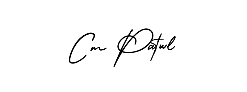 It looks lik you need a new signature style for name Cm Patwl. Design unique handwritten (AmerikaSignatureDemo-Regular) signature with our free signature maker in just a few clicks. Cm Patwl signature style 3 images and pictures png