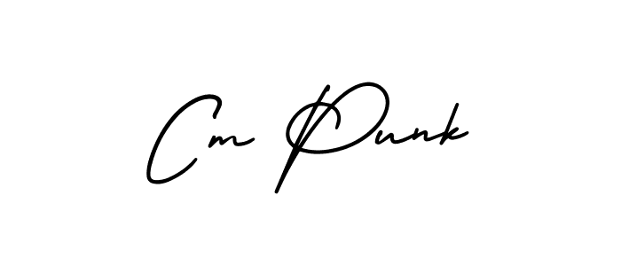 It looks lik you need a new signature style for name Cm Punk. Design unique handwritten (AmerikaSignatureDemo-Regular) signature with our free signature maker in just a few clicks. Cm Punk signature style 3 images and pictures png