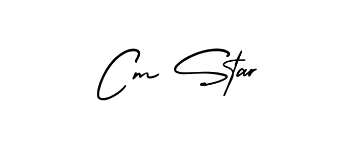 Also You can easily find your signature by using the search form. We will create Cm Star name handwritten signature images for you free of cost using AmerikaSignatureDemo-Regular sign style. Cm Star signature style 3 images and pictures png