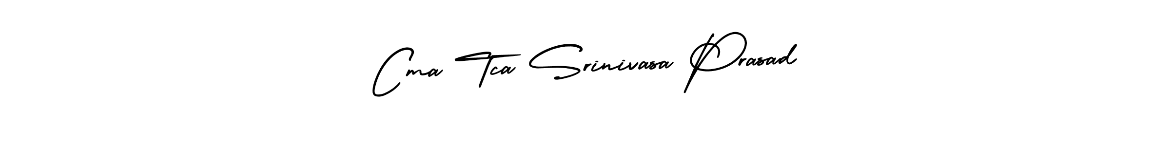 Create a beautiful signature design for name Cma Tca Srinivasa Prasad. With this signature (AmerikaSignatureDemo-Regular) fonts, you can make a handwritten signature for free. Cma Tca Srinivasa Prasad signature style 3 images and pictures png