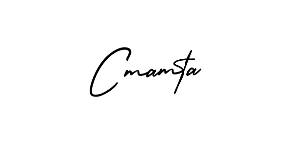 It looks lik you need a new signature style for name Cmamta. Design unique handwritten (AmerikaSignatureDemo-Regular) signature with our free signature maker in just a few clicks. Cmamta signature style 3 images and pictures png