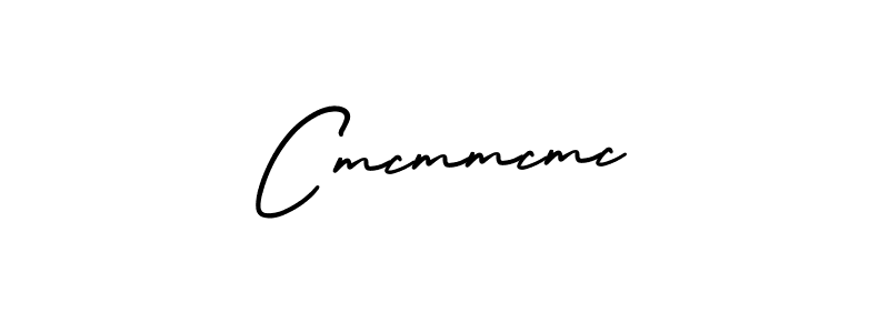 You should practise on your own different ways (AmerikaSignatureDemo-Regular) to write your name (Cmcmmcmc) in signature. don't let someone else do it for you. Cmcmmcmc signature style 3 images and pictures png