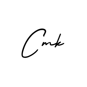 Make a beautiful signature design for name Cmk. With this signature (AmerikaSignatureDemo-Regular) style, you can create a handwritten signature for free. Cmk signature style 3 images and pictures png