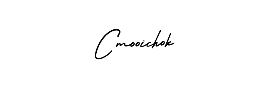 Cmooichok stylish signature style. Best Handwritten Sign (AmerikaSignatureDemo-Regular) for my name. Handwritten Signature Collection Ideas for my name Cmooichok. Cmooichok signature style 3 images and pictures png