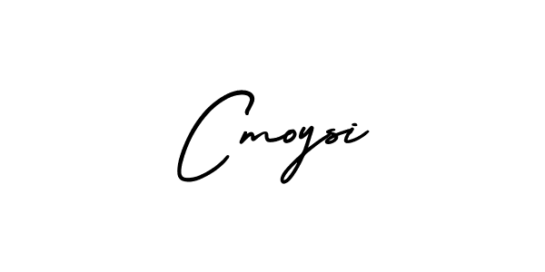 How to make Cmoysi name signature. Use AmerikaSignatureDemo-Regular style for creating short signs online. This is the latest handwritten sign. Cmoysi signature style 3 images and pictures png