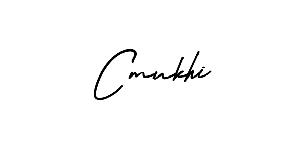 Design your own signature with our free online signature maker. With this signature software, you can create a handwritten (AmerikaSignatureDemo-Regular) signature for name Cmukhi. Cmukhi signature style 3 images and pictures png