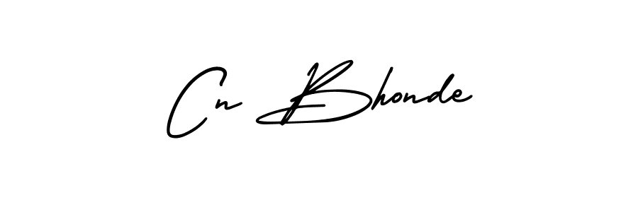 Make a beautiful signature design for name Cn Bhonde. Use this online signature maker to create a handwritten signature for free. Cn Bhonde signature style 3 images and pictures png