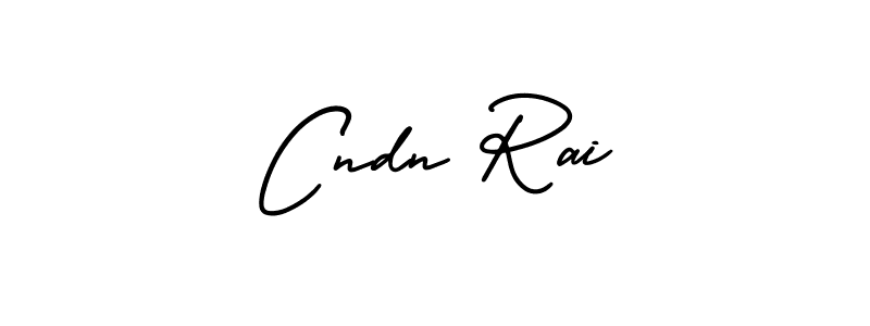 Use a signature maker to create a handwritten signature online. With this signature software, you can design (AmerikaSignatureDemo-Regular) your own signature for name Cndn Rai. Cndn Rai signature style 3 images and pictures png