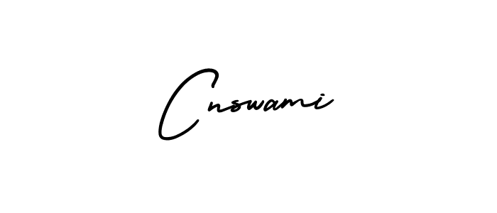 Design your own signature with our free online signature maker. With this signature software, you can create a handwritten (AmerikaSignatureDemo-Regular) signature for name Cnswami. Cnswami signature style 3 images and pictures png