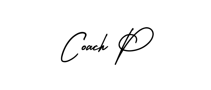 AmerikaSignatureDemo-Regular is a professional signature style that is perfect for those who want to add a touch of class to their signature. It is also a great choice for those who want to make their signature more unique. Get Coach P name to fancy signature for free. Coach P signature style 3 images and pictures png
