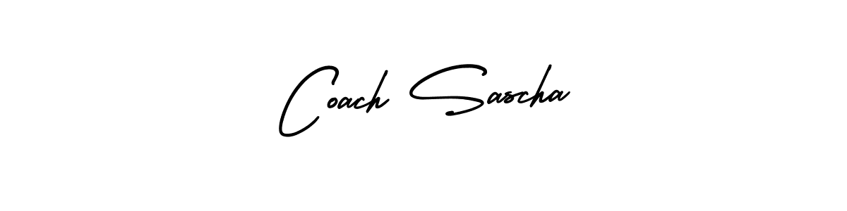 You can use this online signature creator to create a handwritten signature for the name Coach Sascha. This is the best online autograph maker. Coach Sascha signature style 3 images and pictures png