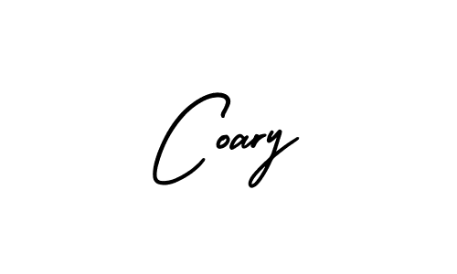 Coary stylish signature style. Best Handwritten Sign (AmerikaSignatureDemo-Regular) for my name. Handwritten Signature Collection Ideas for my name Coary. Coary signature style 3 images and pictures png