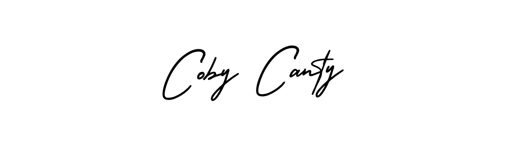 Check out images of Autograph of Coby Canty name. Actor Coby Canty Signature Style. AmerikaSignatureDemo-Regular is a professional sign style online. Coby Canty signature style 3 images and pictures png