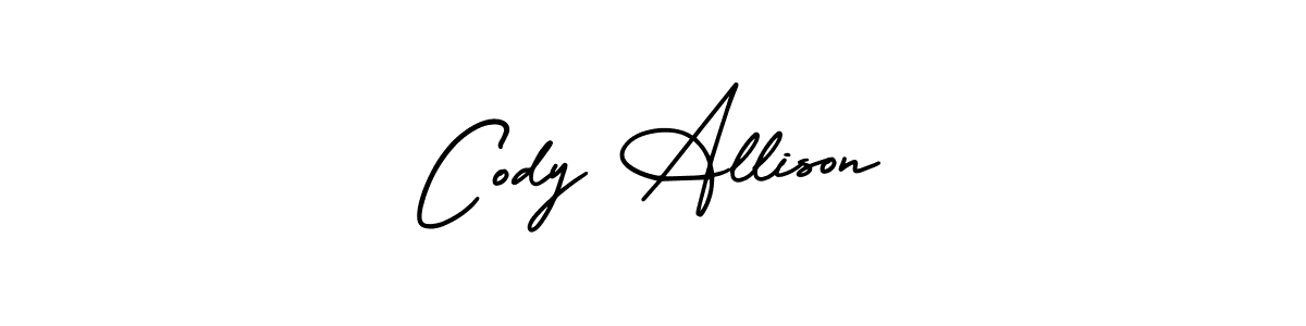 Use a signature maker to create a handwritten signature online. With this signature software, you can design (AmerikaSignatureDemo-Regular) your own signature for name Cody Allison. Cody Allison signature style 3 images and pictures png