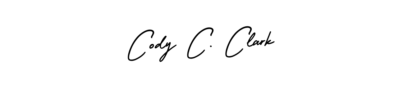 It looks lik you need a new signature style for name Cody C. Clark. Design unique handwritten (AmerikaSignatureDemo-Regular) signature with our free signature maker in just a few clicks. Cody C. Clark signature style 3 images and pictures png