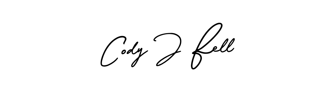 Use a signature maker to create a handwritten signature online. With this signature software, you can design (AmerikaSignatureDemo-Regular) your own signature for name Cody J Fell. Cody J Fell signature style 3 images and pictures png